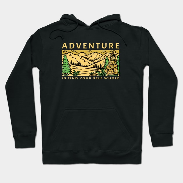 Adventure addict Hoodie by iwanmust98